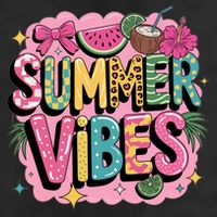 Summer Vibes Couqette Bow Melon 25L Jumbo Tote