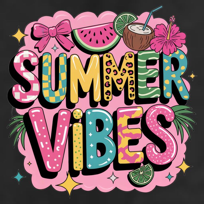 Summer Vibes Couqette Bow Melon 25L Jumbo Tote