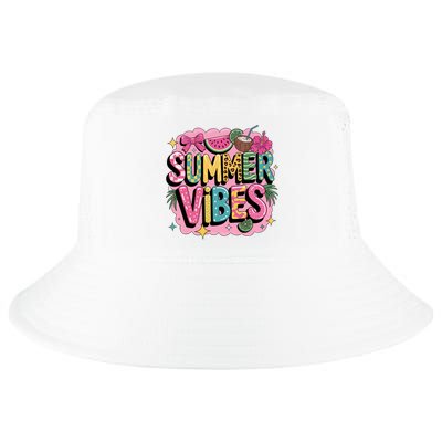 Summer Vibes Couqette Bow Melon Cool Comfort Performance Bucket Hat