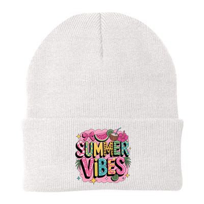 Summer Vibes Couqette Bow Melon Beanie