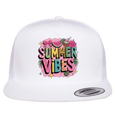 Summer Vibes Couqette Bow Melon Flatbill Hat