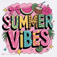 Summer Vibes Couqette Bow Melon Flatbill Hat
