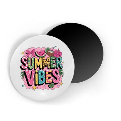 Summer Vibes Couqette Bow Melon Magnet