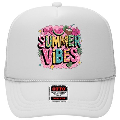 Summer Vibes Couqette Bow Melon Trucker Hat