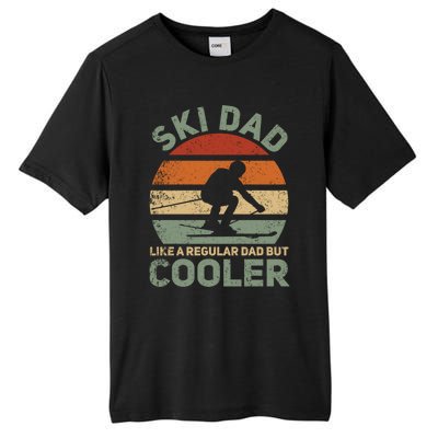 Sad Vintage Cool Ski Dad Funny Gift Tall Fusion ChromaSoft Performance T-Shirt