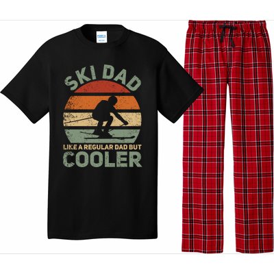 Sad Vintage Cool Ski Dad Funny Gift Pajama Set