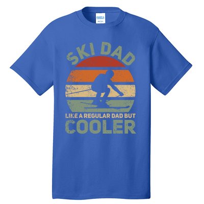 Sad Vintage Cool Ski Dad Funny Gift Tall T-Shirt