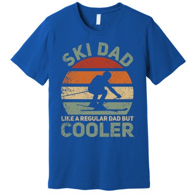 Sad Vintage Cool Ski Dad Funny Gift Premium T-Shirt