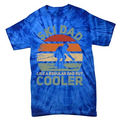 Sad Vintage Cool Ski Dad Funny Gift Tie-Dye T-Shirt