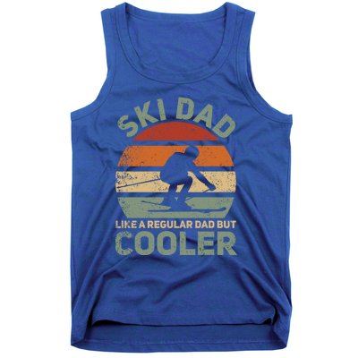 Sad Vintage Cool Ski Dad Funny Gift Tank Top