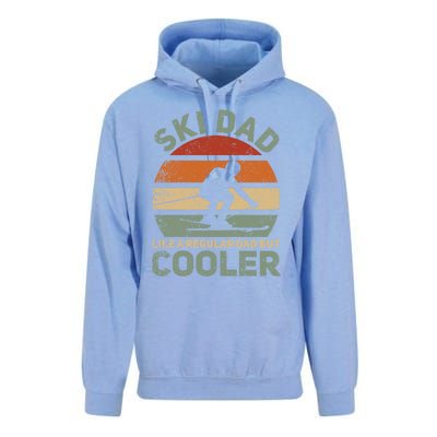 Sad Vintage Cool Ski Dad Funny Gift Unisex Surf Hoodie