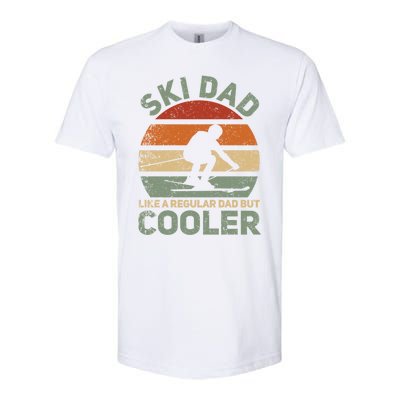 Sad Vintage Cool Ski Dad Funny Gift Softstyle CVC T-Shirt