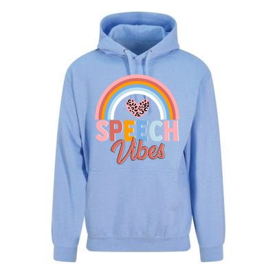 Speech Vibes Cute Speechfunny Giftlanguage Pathologist Therapist Fun Funny Gift Unisex Surf Hoodie