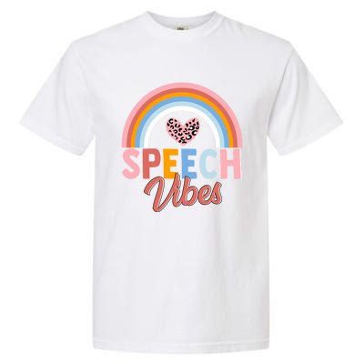 Speech Vibes Cute Speechfunny Giftlanguage Pathologist Therapist Fun Funny Gift Garment-Dyed Heavyweight T-Shirt