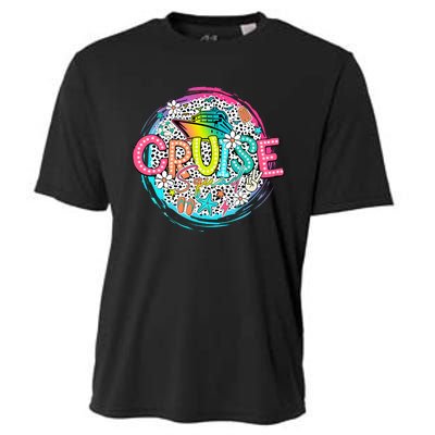 Summer Vibes Cruise Squad Vacation Cooling Performance Crew T-Shirt