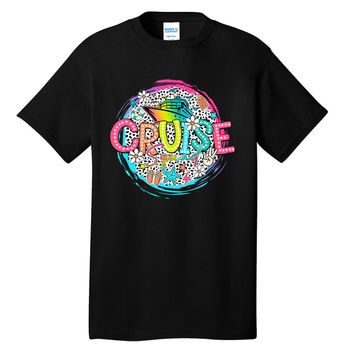 Summer Vibes Cruise Squad Vacation Tall T-Shirt