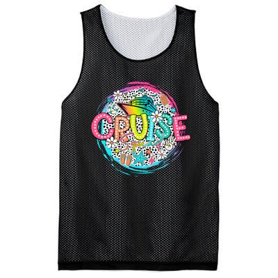 Summer Vibes Cruise Squad Vacation Mesh Reversible Basketball Jersey Tank