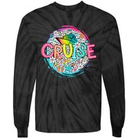 Summer Vibes Cruise Squad Vacation Tie-Dye Long Sleeve Shirt