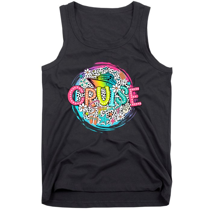 Summer Vibes Cruise Squad Vacation Tank Top