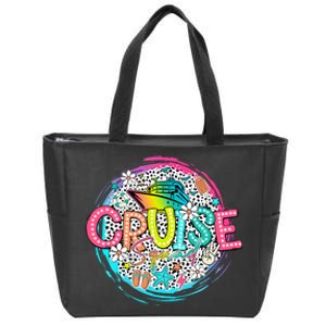 Summer Vibes Cruise Squad Vacation Zip Tote Bag