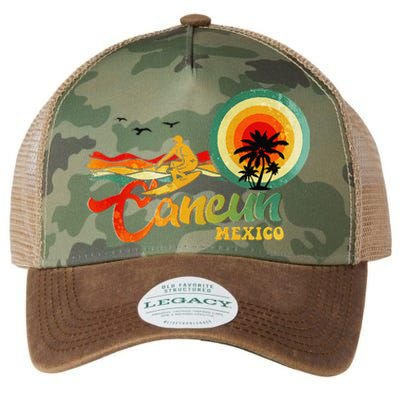 Summer Vacation Cancun Mexico Beach Legacy Tie Dye Trucker Hat