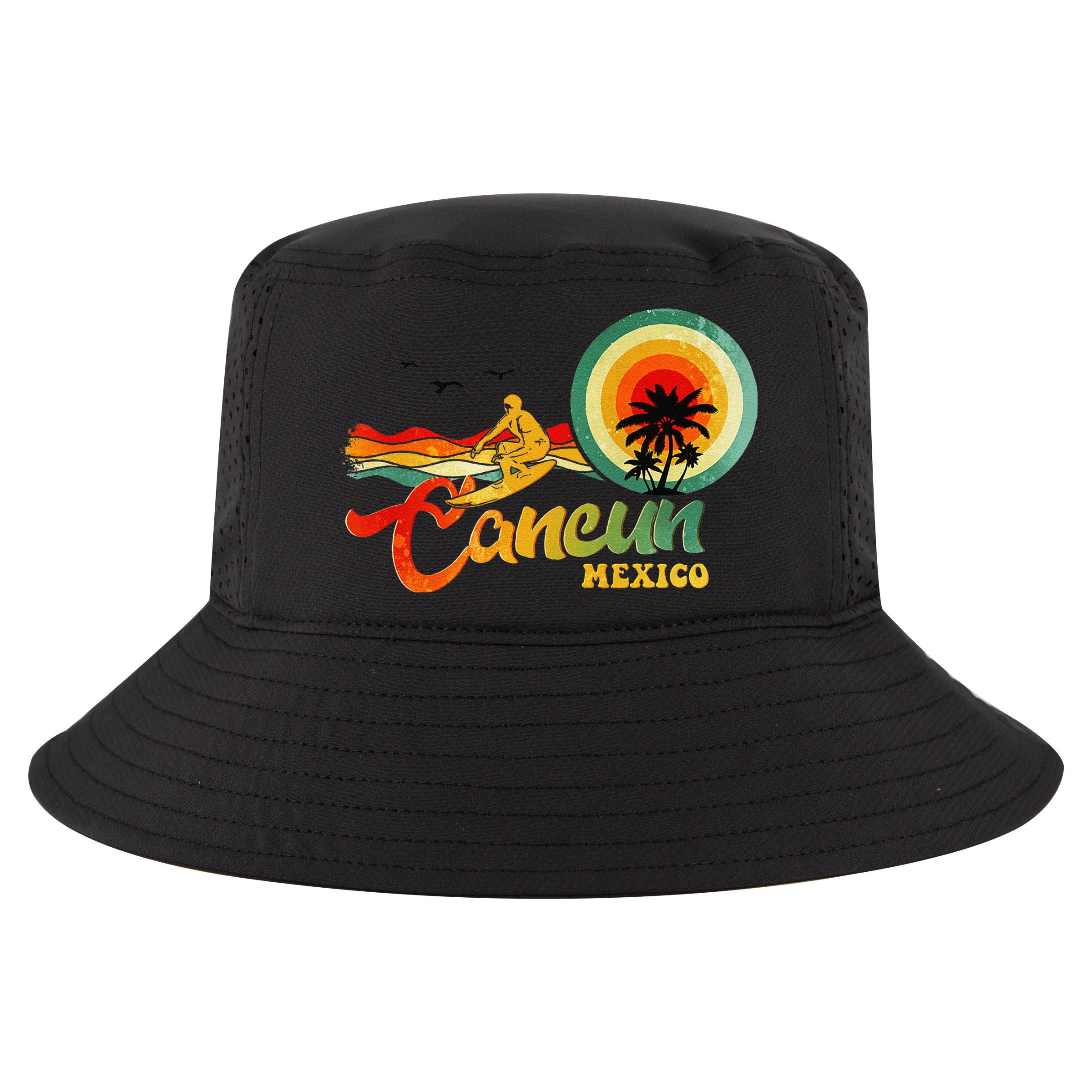 Summer Vacation Cancun Mexico Beach Cool Comfort Performance Bucket Hat