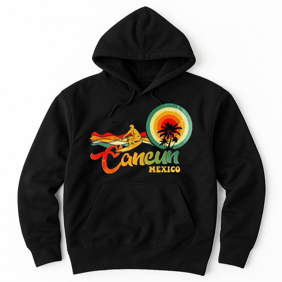 Summer Vacation Cancun Mexico Beach Hoodie