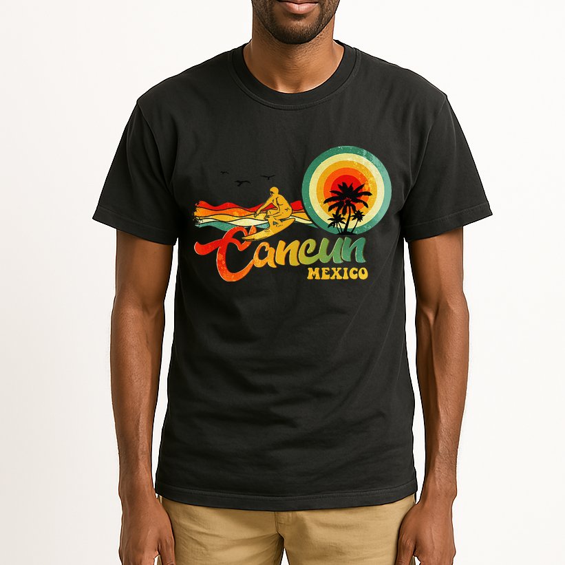 Summer Vacation Cancun Mexico Beach Tall T-Shirt