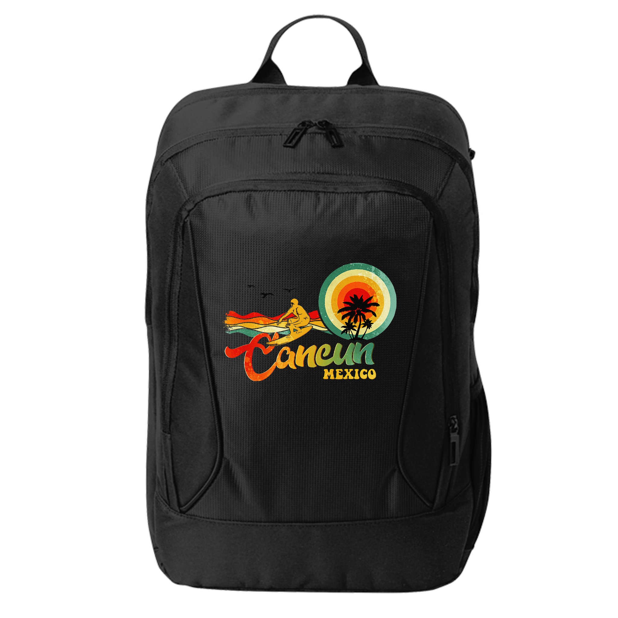 Summer Vacation Cancun Mexico Beach City Backpack