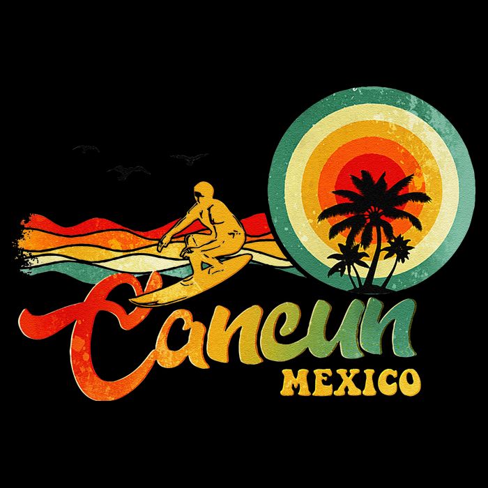Summer Vacation Cancun Mexico Beach Impact Tech Backpack