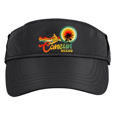 Summer Vacation Cancun Mexico Beach Adult Drive Performance Visor