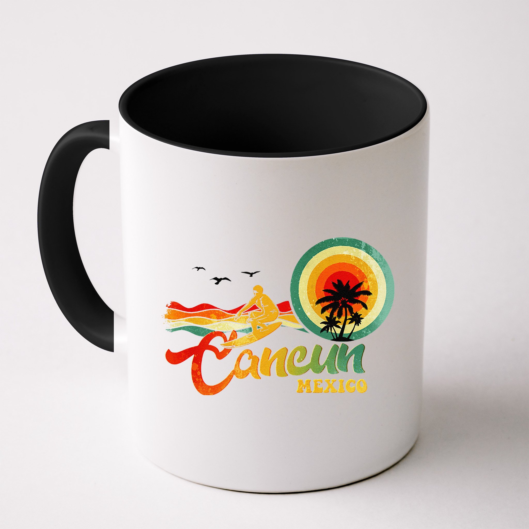 Summer Vacation Cancun Mexico Beach Mug