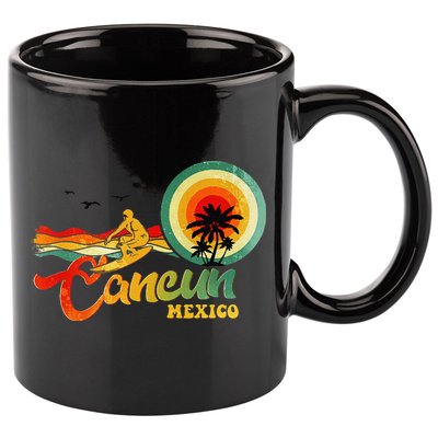 Summer Vacation Cancun Mexico Beach 11oz C Handle Ceramic Mug
