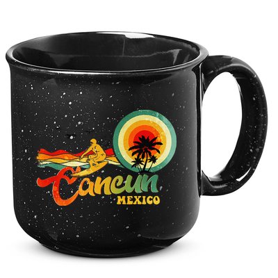 Summer Vacation Cancun Mexico Beach 15oz Campfire Ceramic Mug