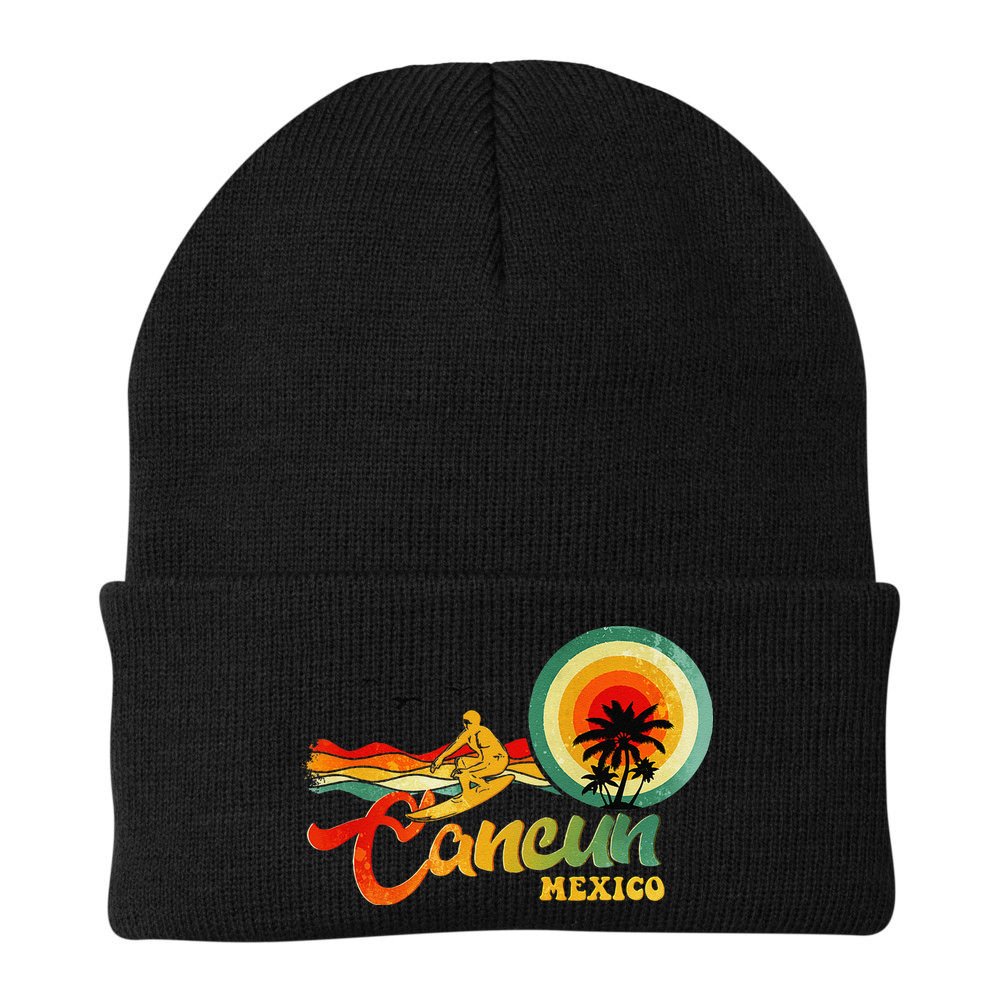 Summer Vacation Cancun Mexico Beach Beanie