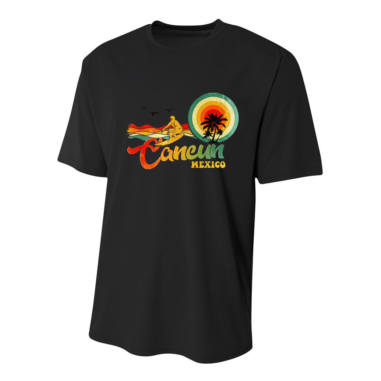 Summer Vacation Cancun Mexico Beach Youth Performance Sprint T-Shirt