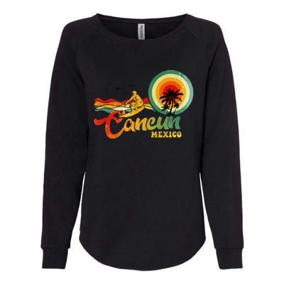 Summer Vacation Cancun Mexico Beach Womens California Wash Sweatshirt