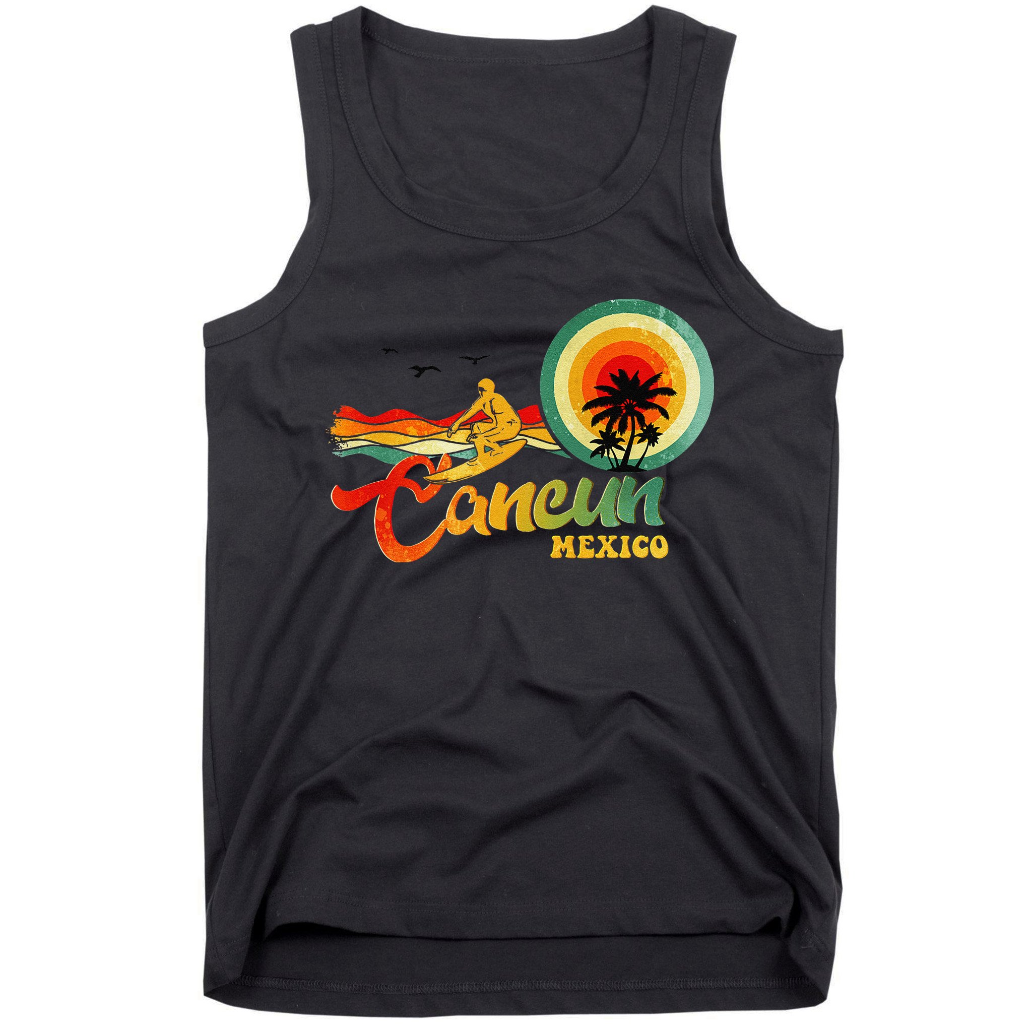 Summer Vacation Cancun Mexico Beach Tank Top