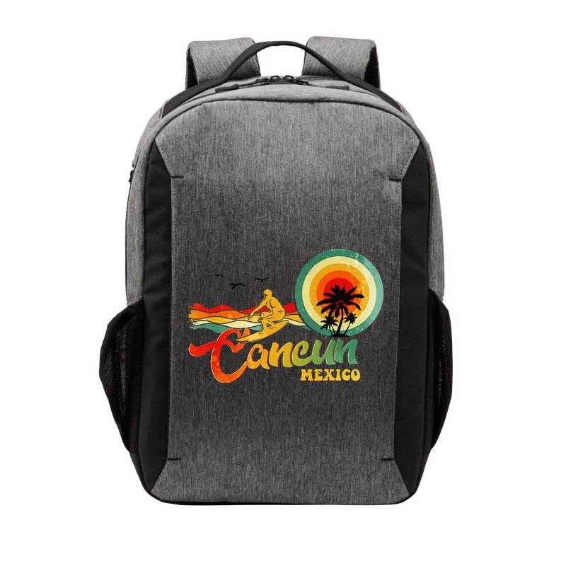 Summer Vacation Cancun Mexico Beach Vector Backpack