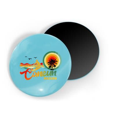 Summer Vacation Cancun Mexico Beach Magnet