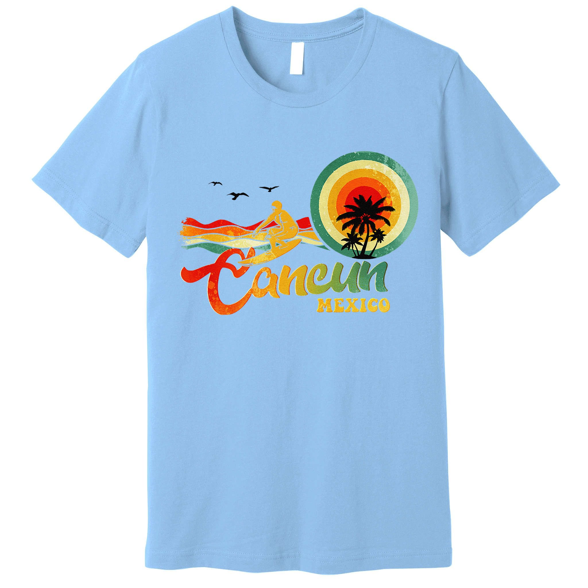 Summer Vacation Cancun Mexico Beach Premium T-Shirt