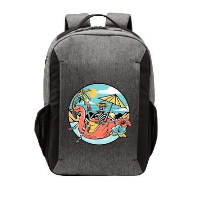 Summer Vibes Chill Vibes Only Hippie Skeleton Vector Backpack