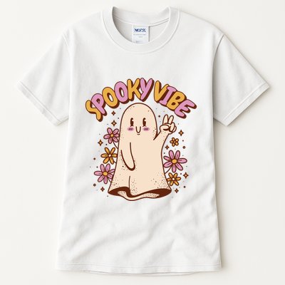 Spooky Vibe Cute Hippie Ghost Tall T-Shirt