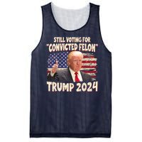 Still Voting Convicted Felon 2024 Mesh Reversible Basketball Jersey Tank