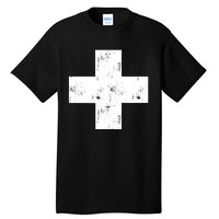 Swiss Vintage Cross Flag Switzerland Tall T-Shirt