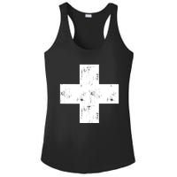 Swiss Vintage Cross Flag Switzerland Ladies PosiCharge Competitor Racerback Tank