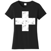 Swiss Vintage Cross Flag Switzerland Women's T-Shirt