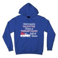 Slp Valentine's Day For Speech Language Therapist Cool Gift Tall Hoodie