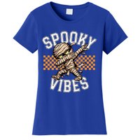 Spooky Vibes Dabbing Mummy Dab Dance Squad Halloween Funny Gift Women's T-Shirt