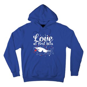 Sharks Valentines Day Crusher Heart Love Great White Shark Funny Gift Hoodie